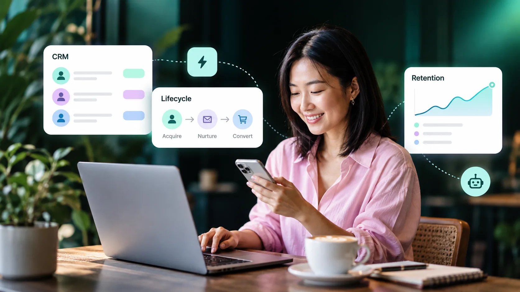 CRM(顧客育成の自動化基盤) — 成果を実感するお客様